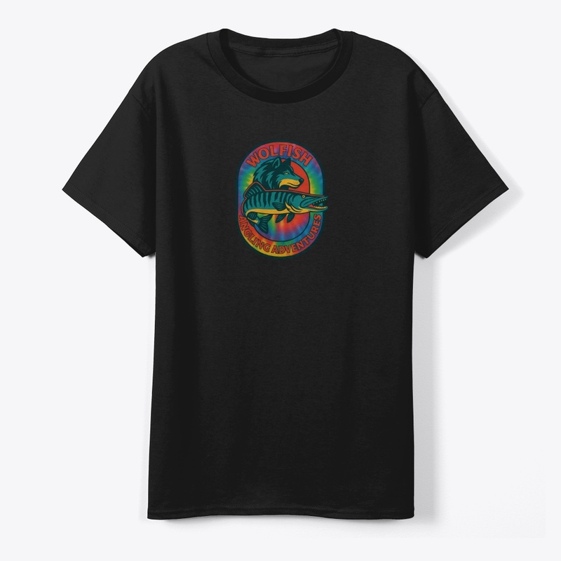 Tie-Die Wolfish logo muskellunge 