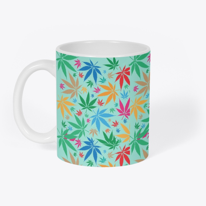 Rainbow Full Weed Leafs