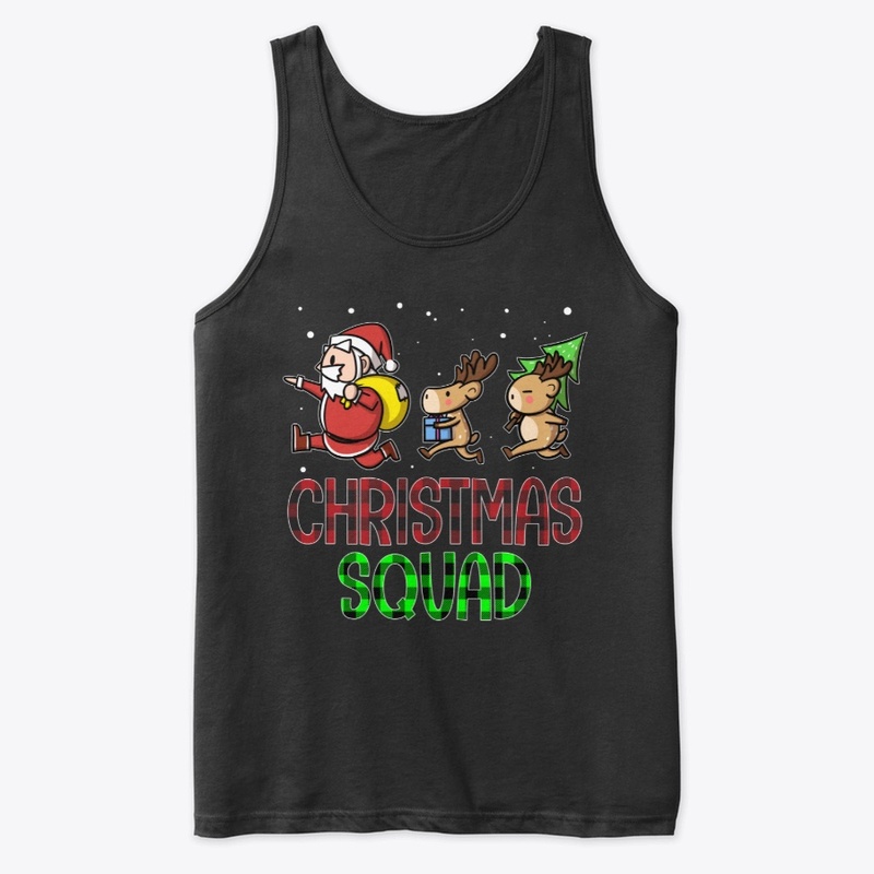 Funny Christmas Squad Santa Reindeer Kid