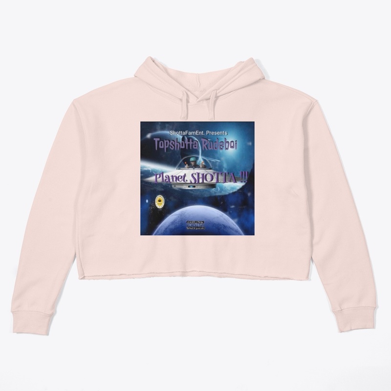 Planet SHOTTA !!!Crop Hoodie