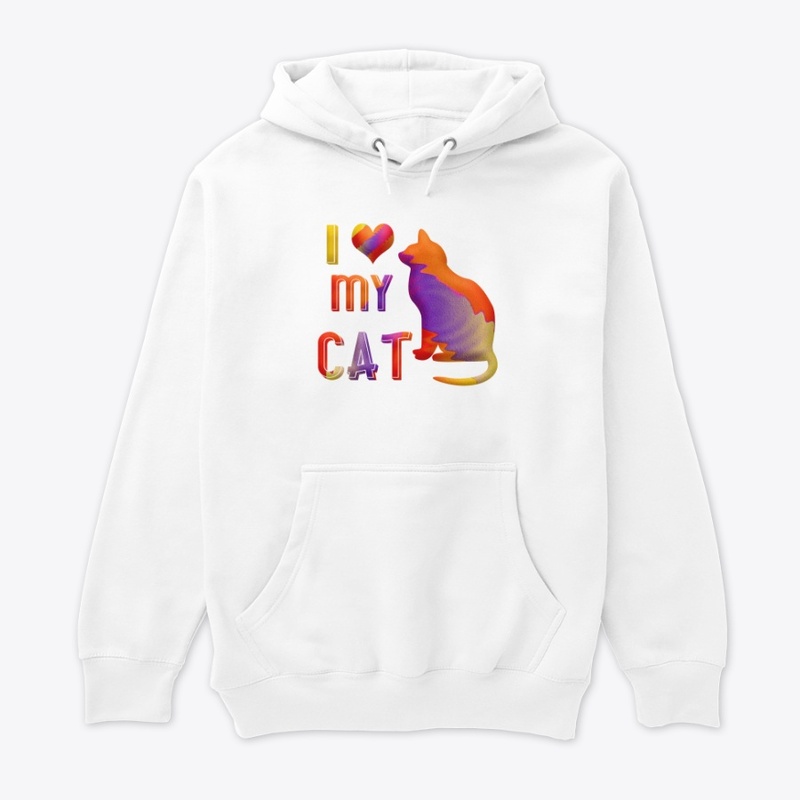 Cat love T shirt