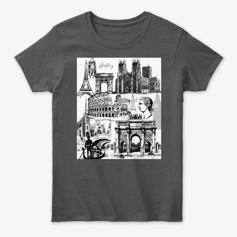 T-shirt with history design