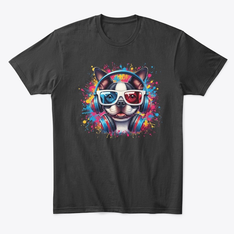 3D Boston Terrier