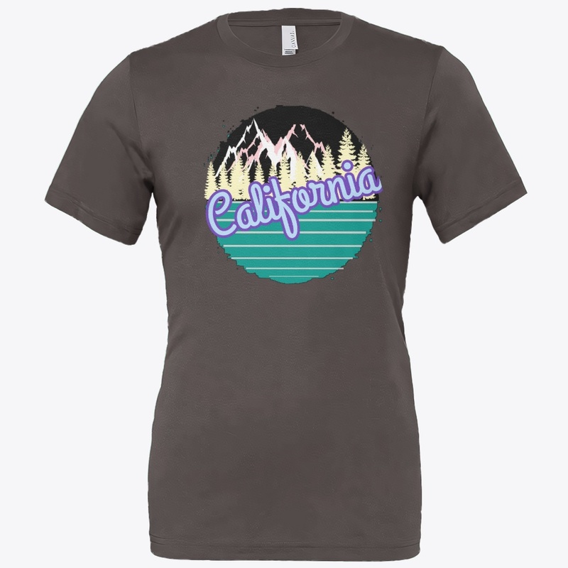 vintage California T-shirt design: