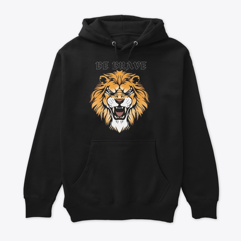 Brave lion design 