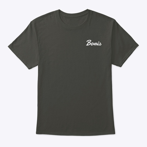 Boris Original Tee Smoke Gray T-Shirt Front