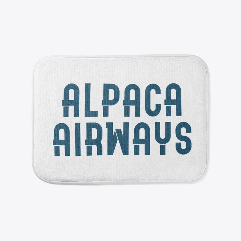 Alpaca Airways Bath Mat