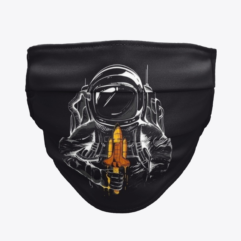 Space Design Face Mask