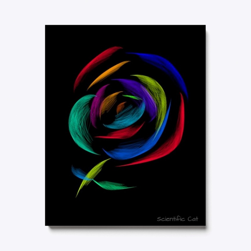 Canvas Print One Rose "The Singled" (SC)