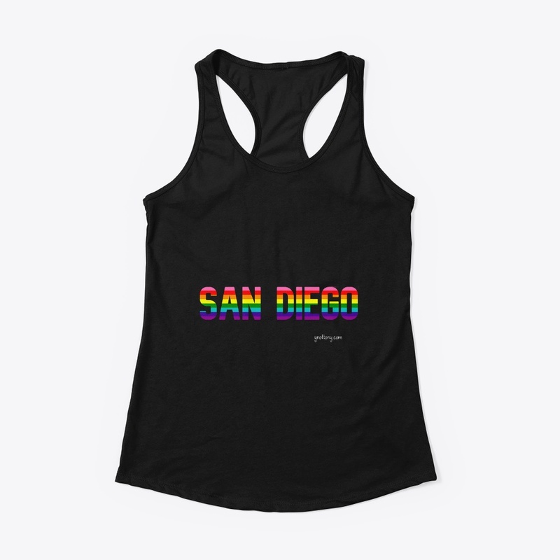 San Diego Pride Rainbow Flag Apparel