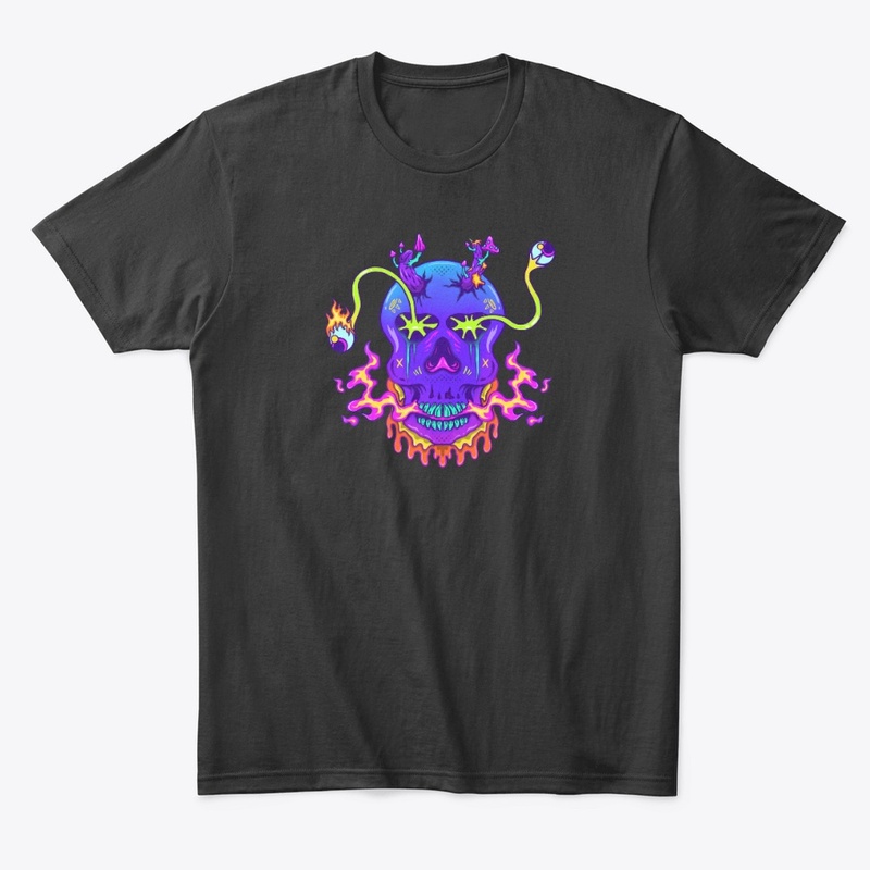 Psychedelic Skull T-Shirt