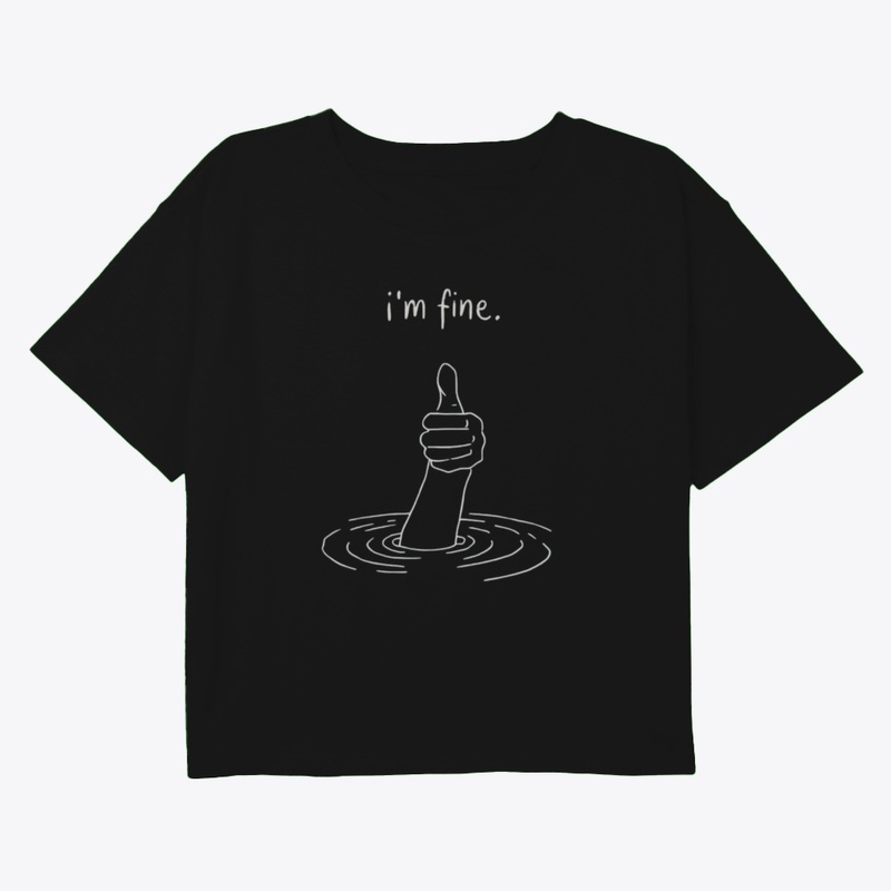 I’m Fine – Minimalist Thumbs Up Tee