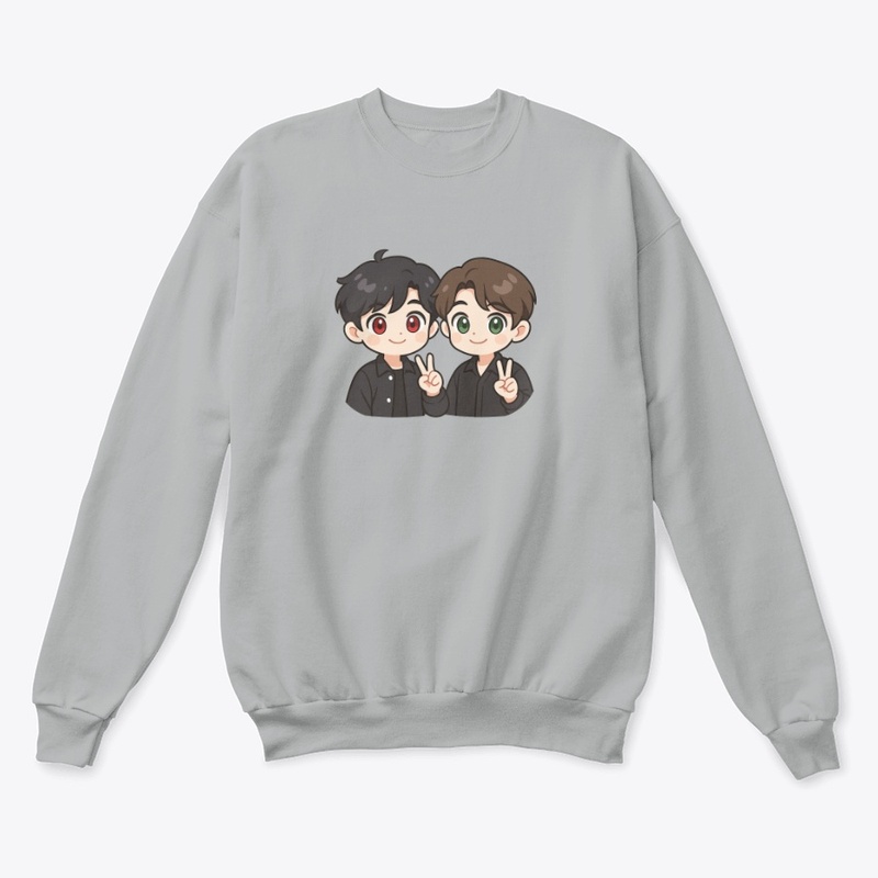 BJYX Chibi Duo Art | Peace Sign Pose