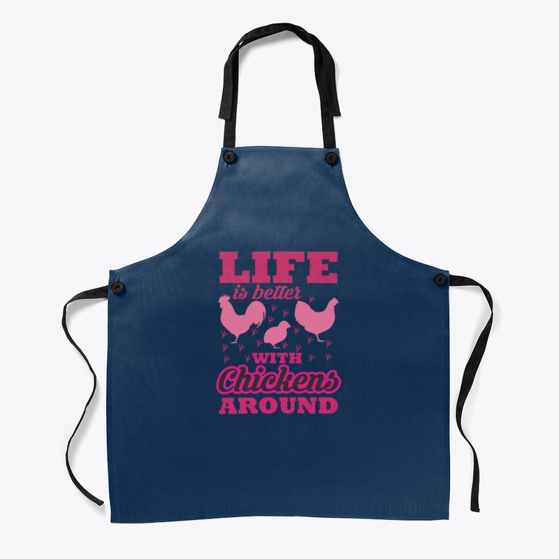 Life is better with chicken around 