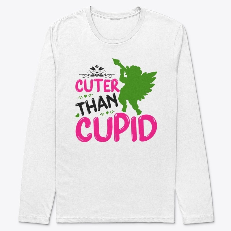 cuter than cupid t-shirt design