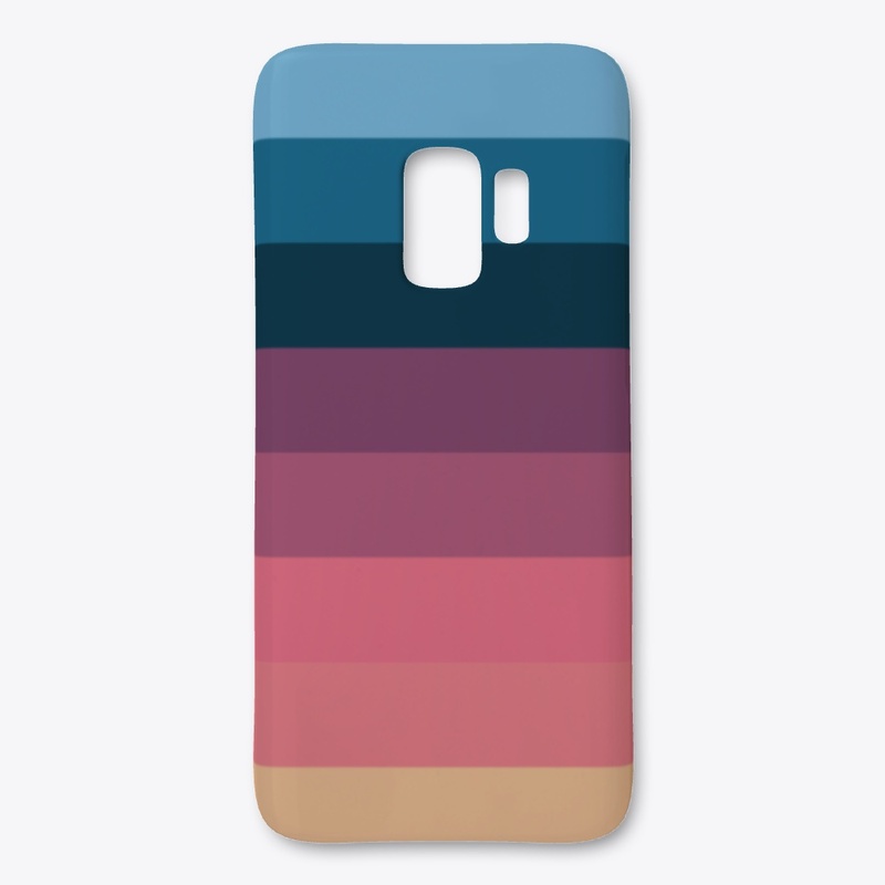 Babam Abstract Colorful Retro Stripes