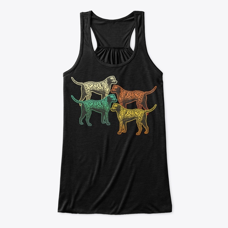 Vintage Retro Dalmatian For Dog Lover