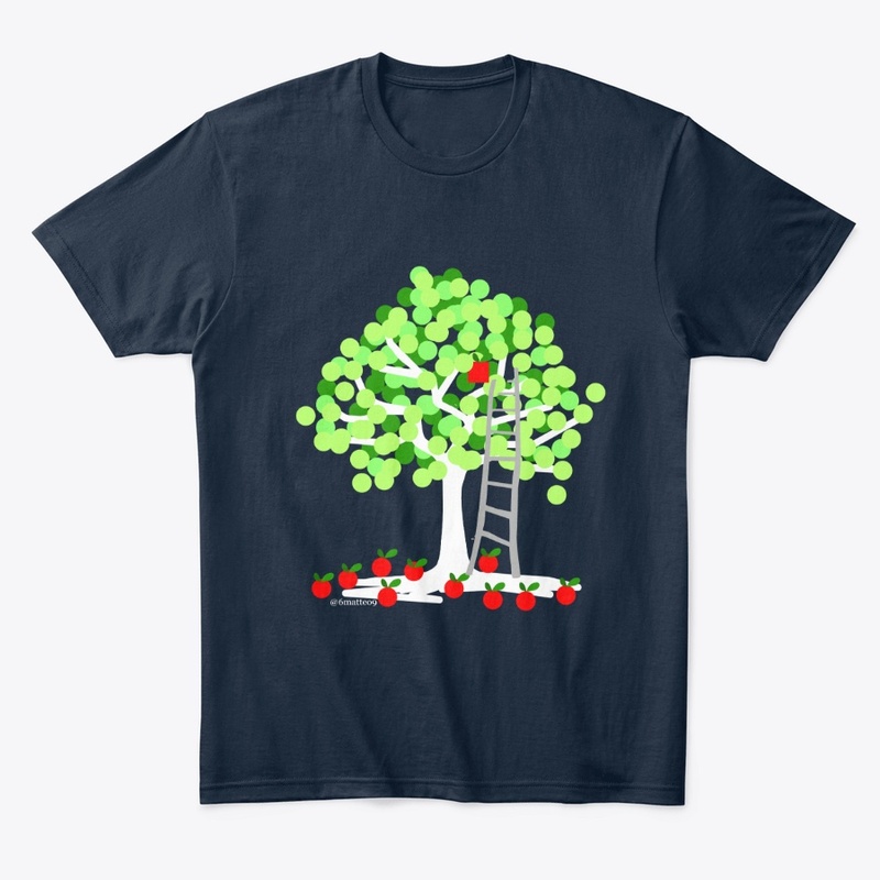 apple tree by night