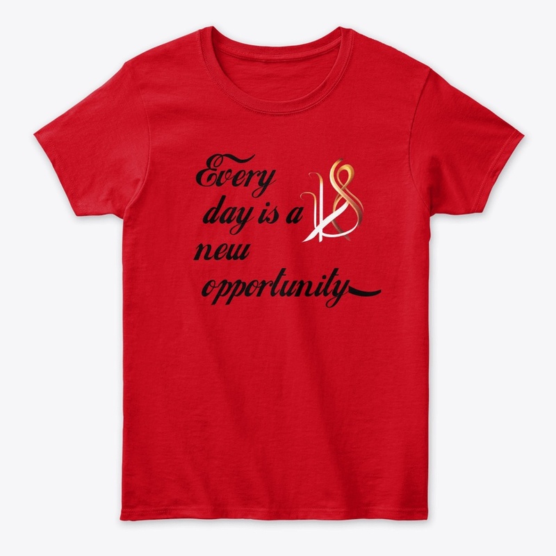 Clothing with modern lettering 