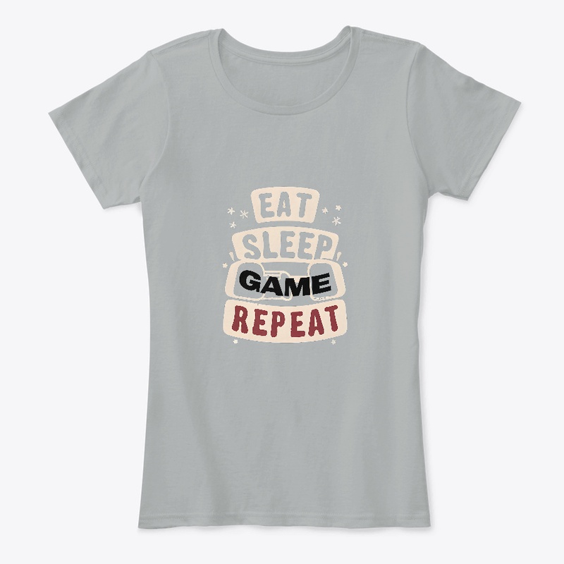 Eat Sleep Game Repeat T-shirt