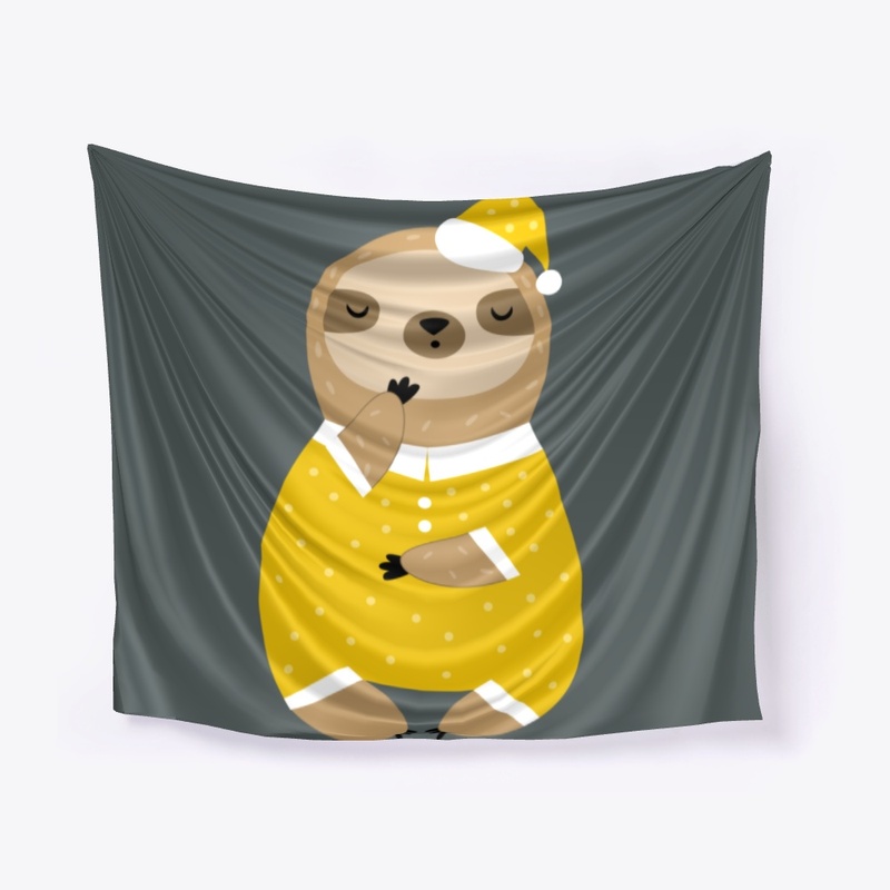 Baby on board, sleeping sloth 