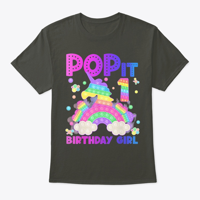 1st Birthday Unicorn Fidget Pop It