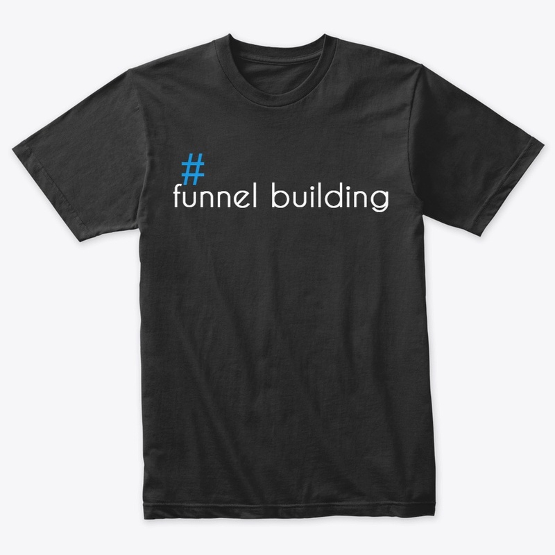 Funnel building shirt - hash blue