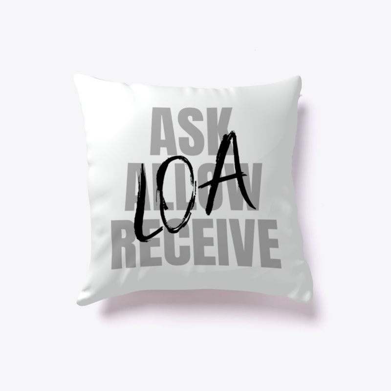 LOA Ask Allow Receive Pillow