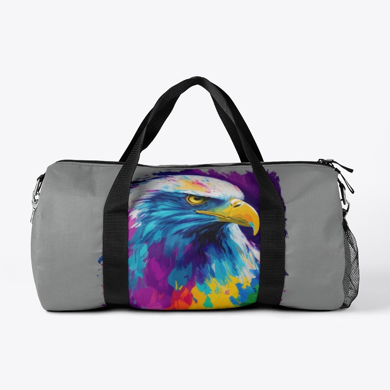 Colorful Vibrant Eagle | Rightward look
