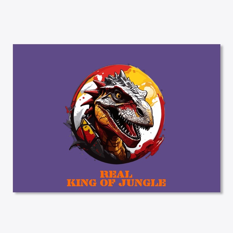 Dinosaurs, the real kings of the jungle.