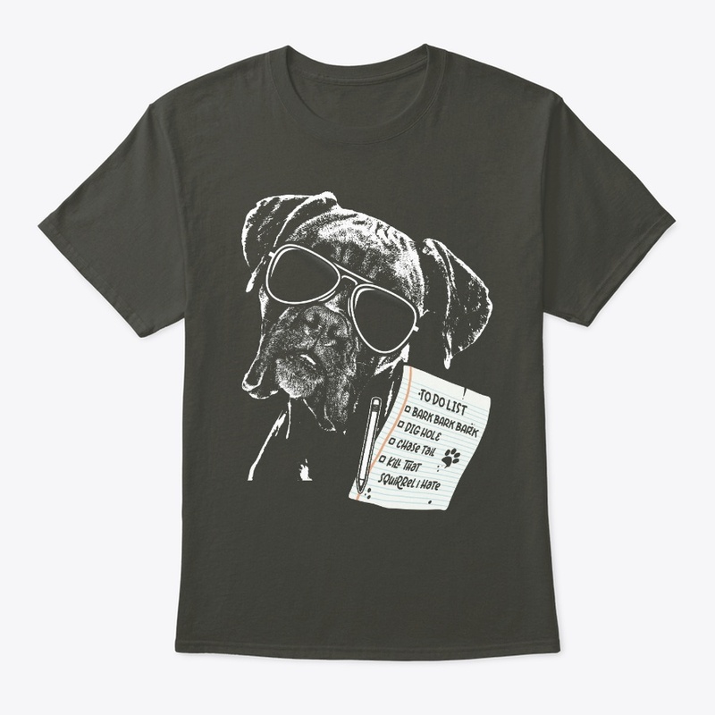 Boxer Dog To Do List T-Shirt