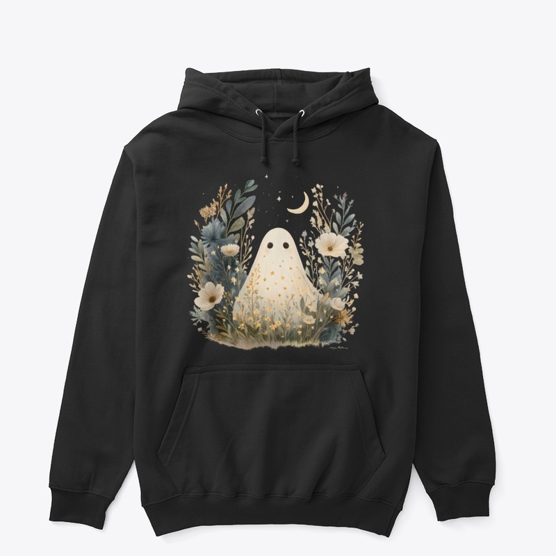 Moonlit Boho Ghost | Halloween Art