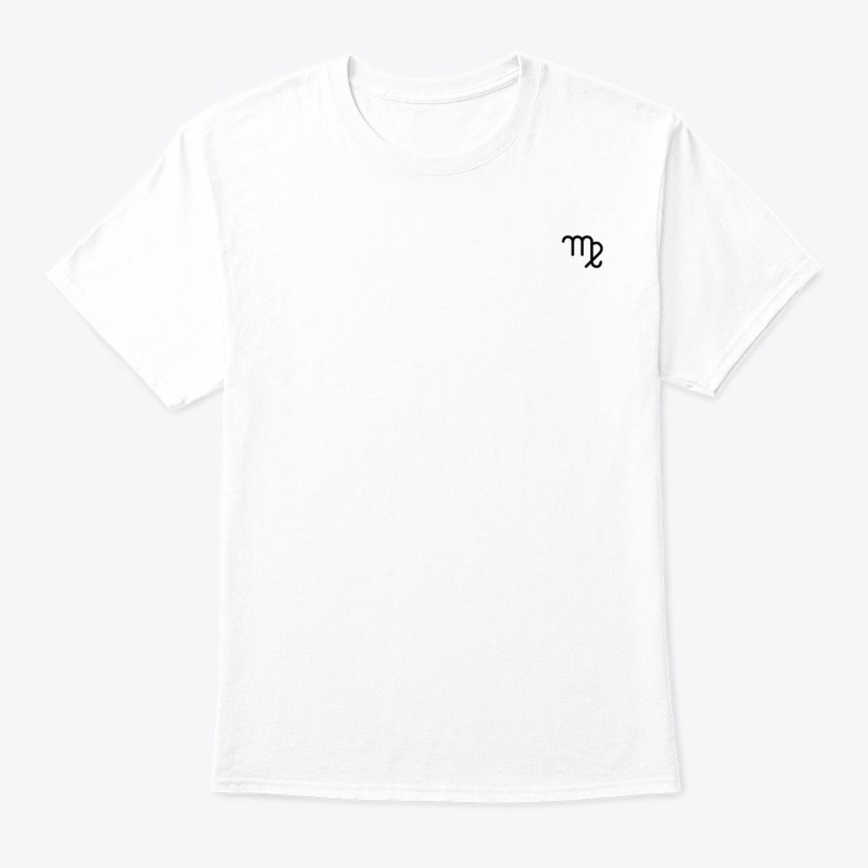 Virgo Symbol White T-shirt