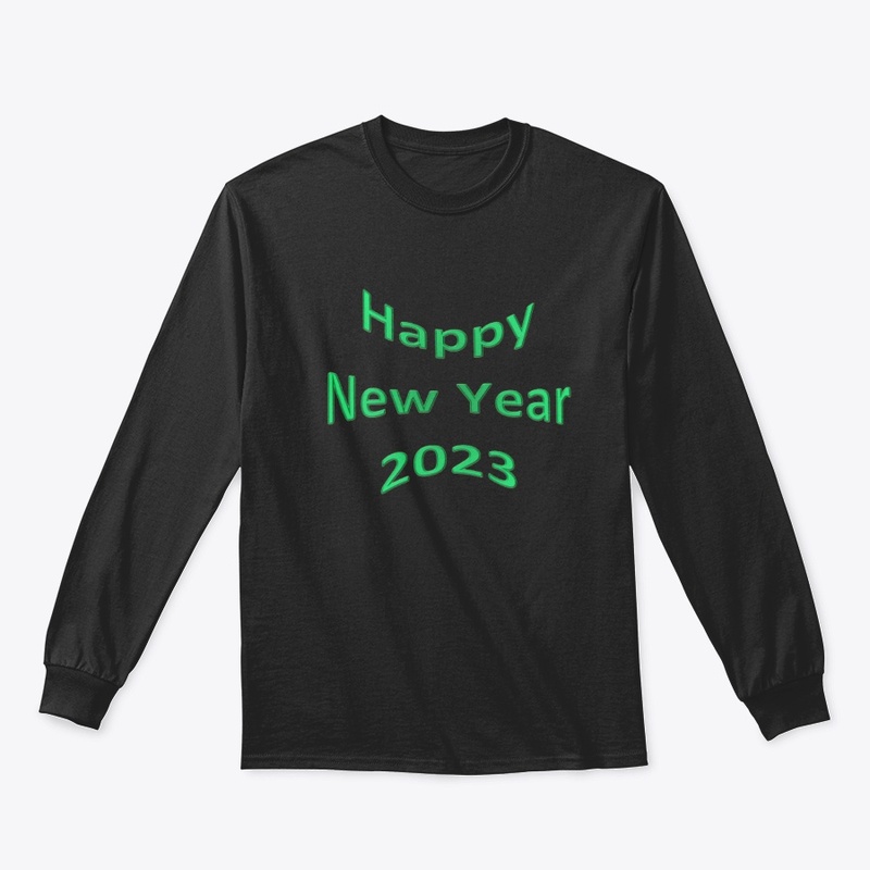 Happy new year 2023 in green
