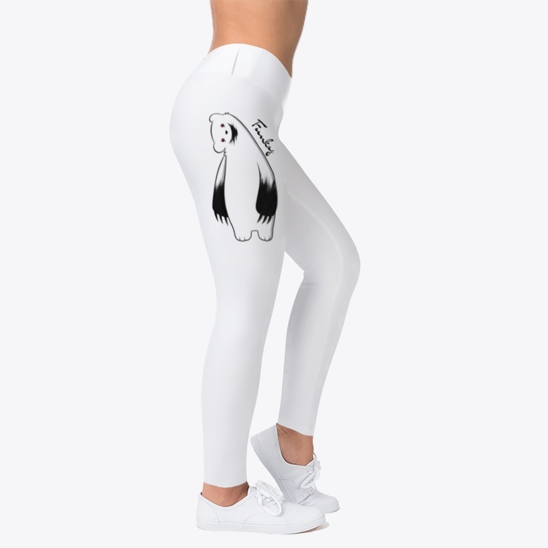 Funky Mascot White Leggings