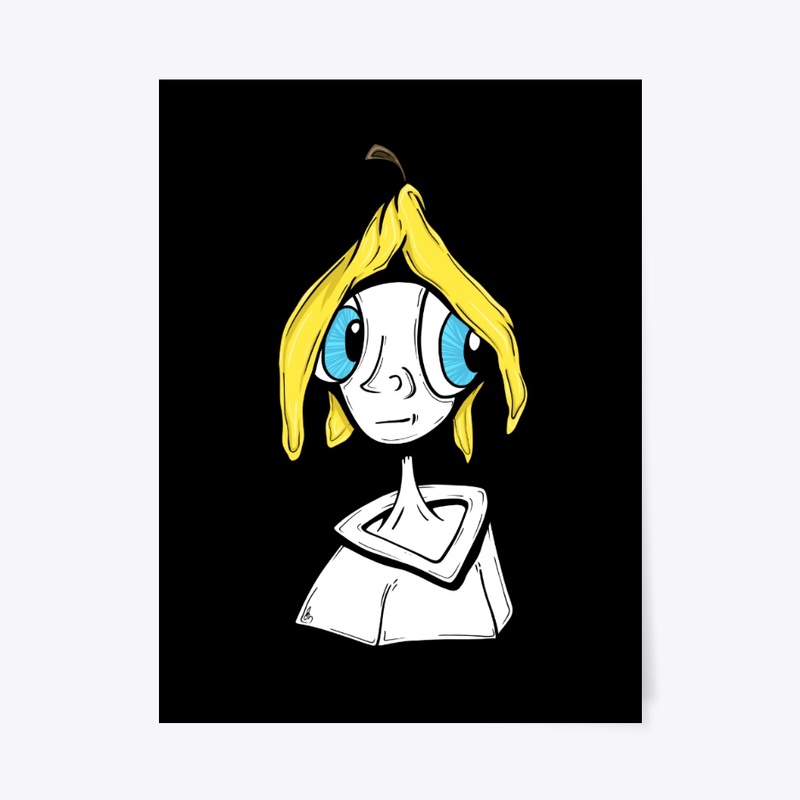 Silly Banana Hat Cartoon