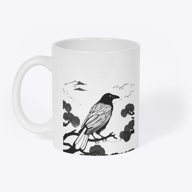 Clever Crow Symbol of Intelligence