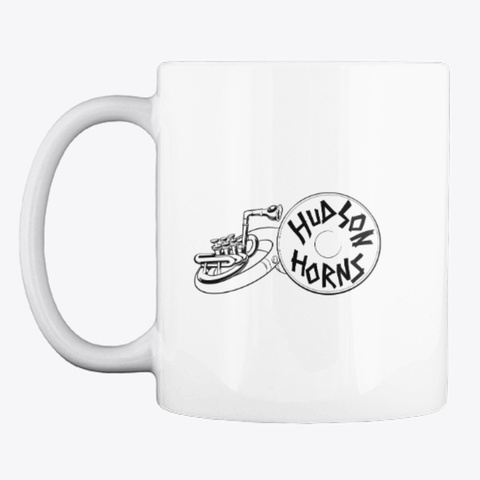 Hudson Horns Mugs! White T-Shirt Front