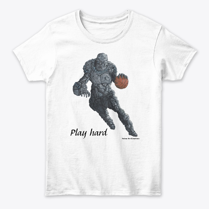Stone Golem Basketball Tee