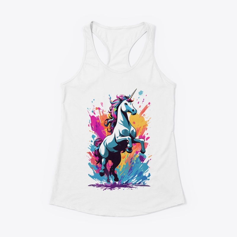 a silhouette of a unicorn