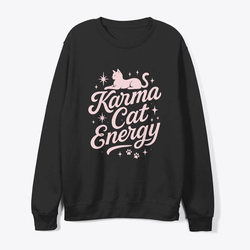 Karma Cute Cat Energy T-shirt 