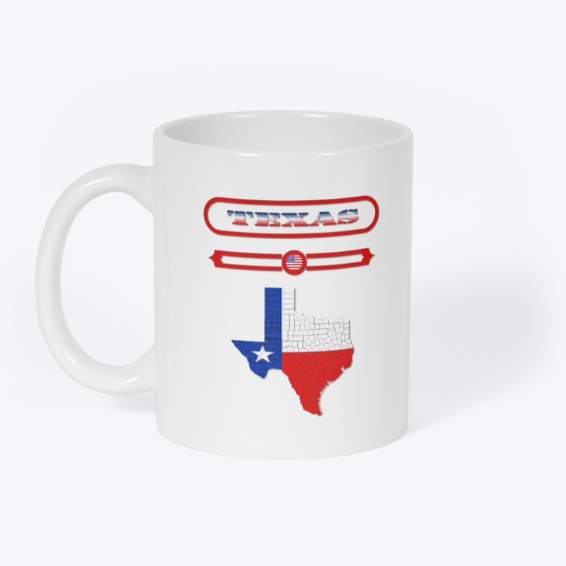 TEXAS MAP, TEXAS, USA. SAMER BRASIL