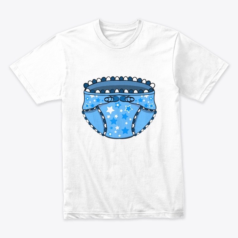 Blue Diaper print collection