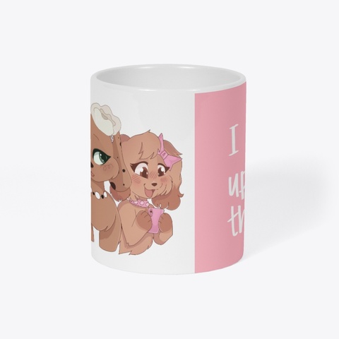 Half Hearted Girl Squad Coffee Mug Pastel Pink T-Shirt Right