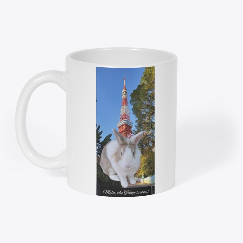 Bunny mofu & Tokyo tower!