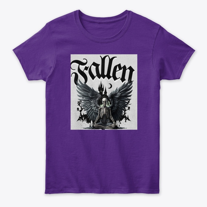 Fallen Skeleton Wings t-shirt