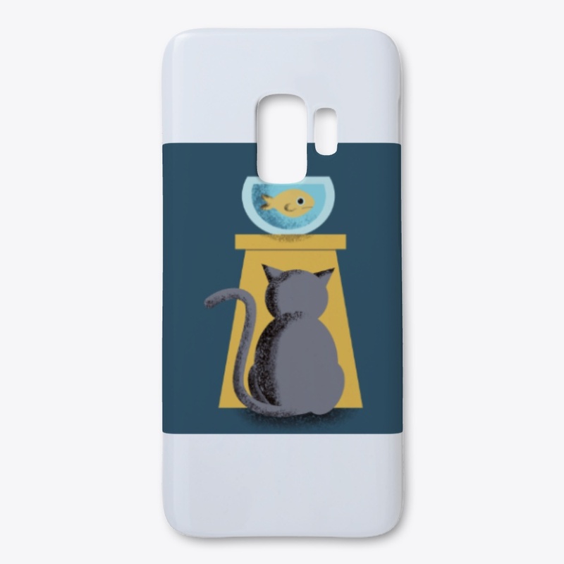 a fish and a cat