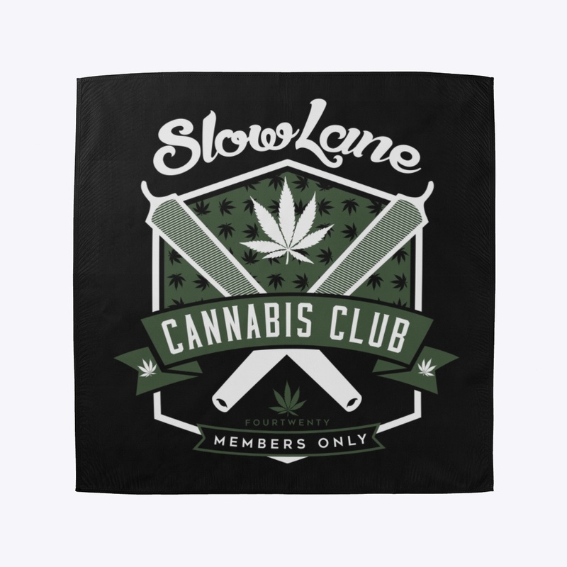 Slow Lane Cannabis Club Bandana