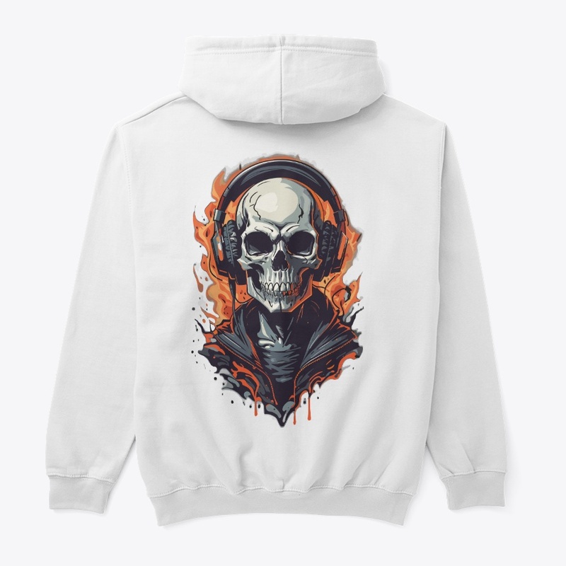 Skull vector art logo