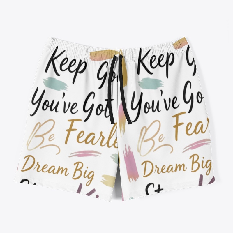 All-Over Motivational Quote Shirt